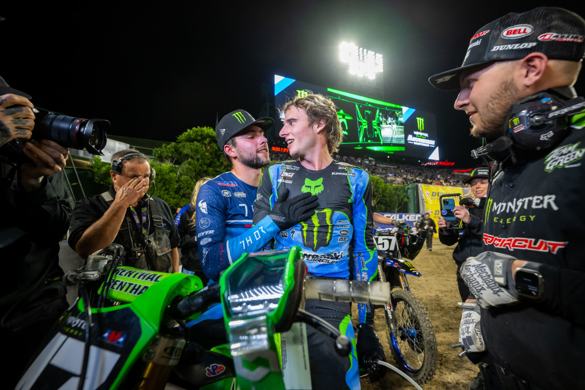 Kitchen celebrates after claiming the overall win at A2 in Anaheim this weekend. Photo: Align Media.